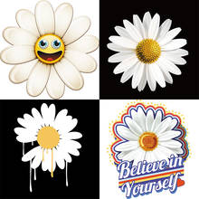 Three Ratels C543 four types of white daisies wall stickers for home decoration car hood sticker laptop decal 2024 - buy cheap
