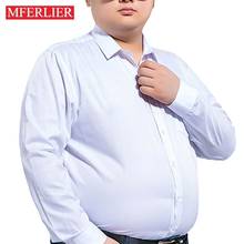 Autumn Spring Men Shirt 5XL 6XL 7XL 8XL 9XL 10XL Bust 164cm Plus Size Business Shirt 2024 - buy cheap