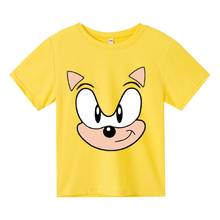 Camiseta de dibujos animados para niños y niñas de 4 a 14 años, Tops informales, ropa para niños 2024 - compra barato