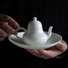 White Porcelain Teapot Ceramic Small Teapots Chinese Kung Fu Tea Set Teaware China Tea Kettle Mini Kettles Drinkware Decor Craft 2024 - buy cheap