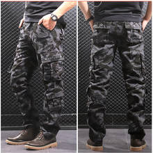 Men Cotton Spring Autumn Military Cargo Tactical Pants Cotton Casual Camouflage Trousers Men Pantalon Homme Camo Joggers 2024 - buy cheap