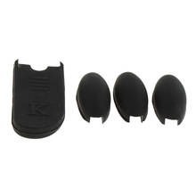 1 Set Rubber Saxophone Thumb Pad Cushion Cover & Plam Key Risers Black 2024 - buy cheap