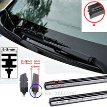 Free shipping car Windscreen Wipers Rubber strip Wiper Blade for ACURA mdx rdx tl tsx rl zdx integra rsx accessories 2024 - buy cheap