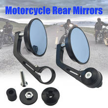 2Pcs/Pair Motorcycle Mirror Scooter Rearview Mirrors Round 7/8" Round Bar End Rear Mirrors Motorcycle Scooters Side View Mirrors 2024 - buy cheap