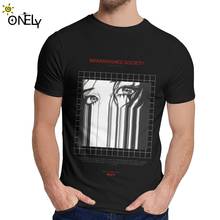 Camiseta de algodón con estampado de dibujos animados para hombre, Camiseta ajustada con cuello redondo, Vaporwave, Grunge, Japón 2024 - compra barato