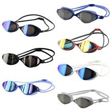 Профессиональные плавательные очки Анти-туман УФ регулируемые покрытие для мужчин и женщин водонепроницаемые противотуманные очки для плавания для взрослых очки 2024 - купить недорого