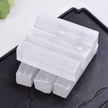 100% Natural White Selenite Plaster Slice Irregular Rectangle Quartz Crude Reiki Specimen Point Healing Stones Collection Gifts 2024 - buy cheap