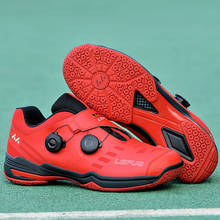 Professional Badmitnon Shoes Men Women Red Blue Breathable Tennis Shoes Ladies Light Badminton Sneakers Men Volleyball Sneakers 2024 - купить недорого