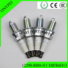 4x 12290-RB0-J11 DIFR6D13 94167 Iridium Spark Plugs For Honda CR-Z 2012-2016 1.5L 12290RB0J11 DIFR6D-13 12290 RB0 J11 DIFR6D 13 2024 - buy cheap