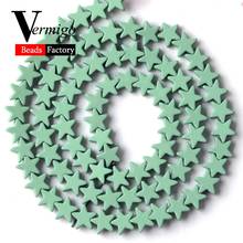 Light Green Pentagram Shape Nanotech Rubber Hematite Beads For Jewelry Making 6mm 80pcs Star Beads Diy Bracelets Necklaces 15'' 2024 - buy cheap