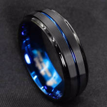 Men's Fashion Titanium Steel Rings Wedding Band Engagement Ring Jewelry Valentine's Day Gift for Him Lover's Accessories 2024 - buy cheap