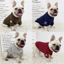 Sudadera de algodón con estampado de Bulldog Francés para Perro, abrigo de moda para perros pequeños y medianos, Ropa para mascotas 2024 - compra barato