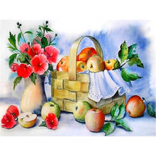 Fruit Still Life DIY 11CT Embroidery Cross Stitch Kits Craft Needlework Set Cotton Thread Printed Canvas Home    Design 2024 - buy cheap