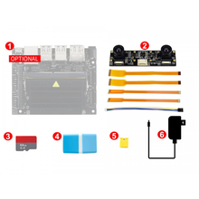 Jetson Nano Developer Kit пакет AI development 64 Гб Micro SD карта камера 7 "IPS display 5 V/3A источник питания 2024 - купить недорого