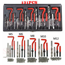 131 Pcs Engine Block Restoring Damaged Thread Repair Tool Kit M5 M6 M8 M10 M12 Professional 2024 - buy cheap