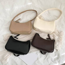 Женская сумка-тоут в стиле ретро, модная Винтажная сумочка-Багет, женская маленькая сумка-мешок, Повседневная ретро мини-сумка на плечо 2024 - купить недорого