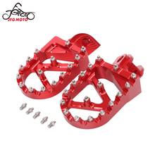 Motorcycle CNC Footrest Footpeg Foot Pegs For HONDA 200RR 300RR 2T 350RR 390RR 400RR 430RR 450RR 480RR 498RR 520RR 4T 2010-2018 2024 - buy cheap