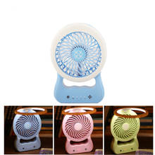 Rechargeable Desk Lamp Air Cooling Fan Desktop Mini Electric USB Ventilation fans Mute student dormitory Handheld Cooler EU 2024 - buy cheap