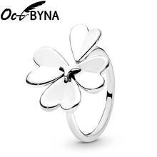 Octbyna Silver Color Leafs Fingertip Ring Wedding Engagement Adjustable Brand Ring For Woman Jewelry Gift Dropshipping 2024 - buy cheap