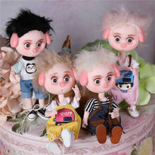 DBS 1/12 BJD 26 joint body cute pig ob11 doll with clothes shoes children gift 15cm mini doll girl boy toy 2024 - buy cheap
