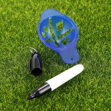 1 Pcs Golf Ball Marker Pen And Template For Training Golf Alignment Tool Set Golf Training Practice Set With Retractable Reel 2024 - buy cheap