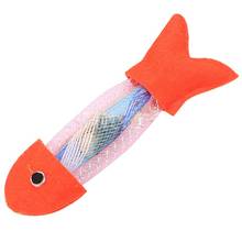 Legendog 1pc Christmas Catnip Toy Fish Shape Cat Chew Toy Cat Interactive Toys Pet Supplies Cat Favors Random Color 2024 - buy cheap