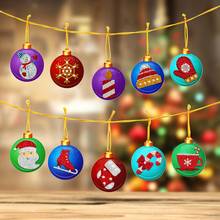 10pcs DIY Diamond Painting Christmas Tree Pendant Drills Special Shape Diamond Embroidery Christmas Decorations for Home 2024 - buy cheap