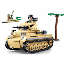 356Pcs Sluban 0691 Tank Model Educational Building Blocks Toys For Boys DIY Birthday Holiday Present Small Bricks Compatible L 2024 - buy cheap