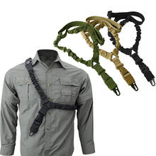 For tactical single point rifle sling shoulder strap nylon adjustable air gun shooting military gun belt hunting accessorie 2024 - buy cheap