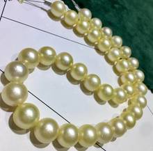 MADALENA SARARA AAA Genuine Pearl Necklace 10-12mm Colorful Natural Saltwater Pearl Women Necklace 2024 - buy cheap