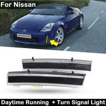 2Pcs For Nissan 350Z/Z33 2006-2009 2-in-1 Car Front Daylight Guide LED DRL Daytime Running Light And Turn Signal Indicator Lamp 2024 - buy cheap