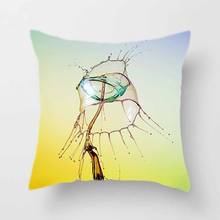 Abstract Water Ballet Cushion Cover Polyester Decorative Pillowcase for Sofa Couch Artistic Decor Home Bedroom Accessories 45x45 2024 - buy cheap
