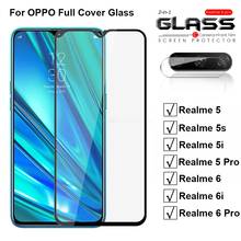 2-in-1 camera glass protector for oppo realme 5 pro protective glass on realmi redme 5i 5s 5 pro redme5i realme5 realme5pro film 2024 - buy cheap