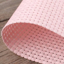 Tecido bordado 18st 18ct ponto cruz tecido de lona cor de rosa 50-50cm 2024 - compre barato