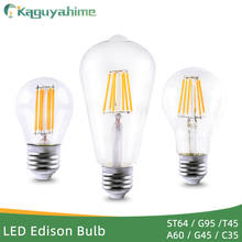 Kaguyahime LED E27 Edison Lamp Retro Filament Bulb 220V E14 Edison LED Vintage Ampoule Lighting E27 Edison Bulb Lamp Holder 2024 - buy cheap