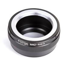 Fotga Metal Adapter Ring for M42 Lens to Micro 4/3 Mount for Olympus Panasonic DSLR Camera 2024 - buy cheap