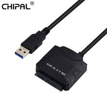 USB 3.0 SATA 3 кабель-конвертер Sata к USB адаптер до 6 Гбит/с Поддержка 3,0 дюйма внешний SSD HDD жесткий диск чехол 22 Pin Sata 2024 - купить недорого