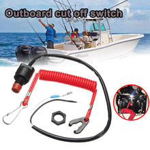 Outboard stop Kill Switch Cut off Switches Boat Motor Kill Stop for Yamaha /Tohatsu Switch & Safety Tether Lanyard Plastic 2024 - buy cheap