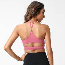 Push Up Sports Bras Bralette Tank Crop Tops Women Yoga Gym Active Running Athletic Workout Walking Pad Wear Underwear Mvsyo 2024 - buy cheap