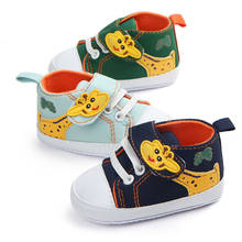 Cute Cartoon Giraffe Baby Shoes Anti-slip Sole Baby Girl Boy Shoes Soft Cotton Toddler Sneakers First Walkers 2024 - купить недорого