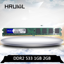 Hruiyl ddr2 memória ram pc2 4200u, 1g 2g 533 mhz com 1gb, 2gb, 533 mhz para desktop e pc dimm, pc2 4200 2024 - compre barato