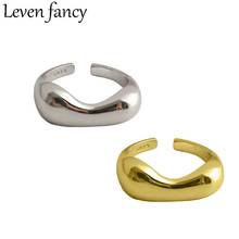 925 Sterling Silver Ring Campus Bumpy Ring Resizable 18k Gold Ring For Women Female Girl Elegant Fine Jewelry 925 Lovers Gift 2024 - buy cheap