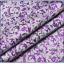 Tecido jacquard brocado em cetim de seda damask estilo floral traje estofado móveis cortina material de roupas 2024 - compre barato