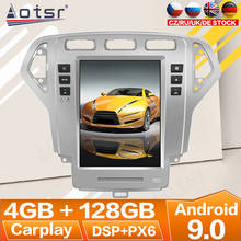 Radio Multimedia con GPS para coche Ford Fusion Mondeo, reproductor Multimedia con Android, grabadora de casete, estéreo, unidad principal de navegación Tesla PX6, 2007-2010 2024 - compra barato