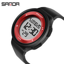 2020 New Sanda Outdoor Sport Watch Men Multifunction Chronograph 5bar Waterproof Alarm Clock Digital Wristwatches Reloj Hombre 2024 - buy cheap