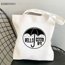 the Umbrella Academy shopping bag jute bag reusable grocery bolsas de tela shopper bag bolsas ecologicas reciclaje tote cabas 2024 - buy cheap