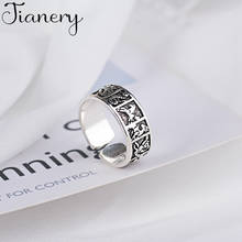 JIANERY корейские модные кольца из стерлингового серебра 925 пробы для женщин и женщин, мужские античные кольца, тайские серебряные ювелирные изделия 2024 - купить недорого