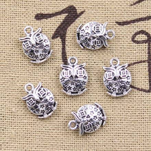 15pcs Charms Star Owl 12x9mm Antique Silver Color Pendants Making DIY Handmade Tibetan Finding Jewelry 2024 - buy cheap