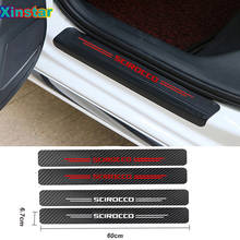 2pcs Carbon fiber car body sticker for VW VK Volkswagen GTI R Scirocco 2024 - buy cheap