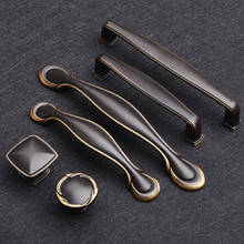 Zinc alloy/Cabinet Handles Wardrobe Kitchen Cupboard Pulls Drawer Knobs  Door Furniture Handle Hardware 2024 - buy cheap